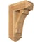 Ekena Millwork Legacy Arts and Crafts Rough Sawn Bracket w/ Offset Brace, Western Red Cedar, 8"W x 20"D x 28"H BKT0806X20X28LEC03RWR - alternate 1